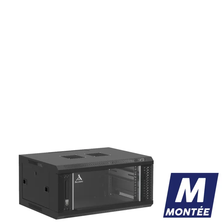 Coffret Mural Monte Porte Verre 4U 600X450X280 Ligne 100 (71233)