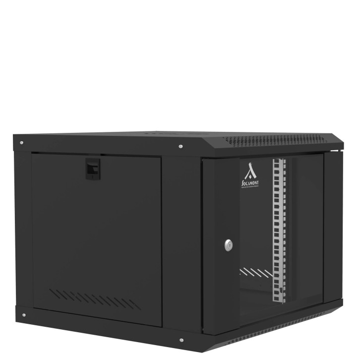 Coffret Mural Monte Porte Verre 9U 600X600X450 Ligne 60