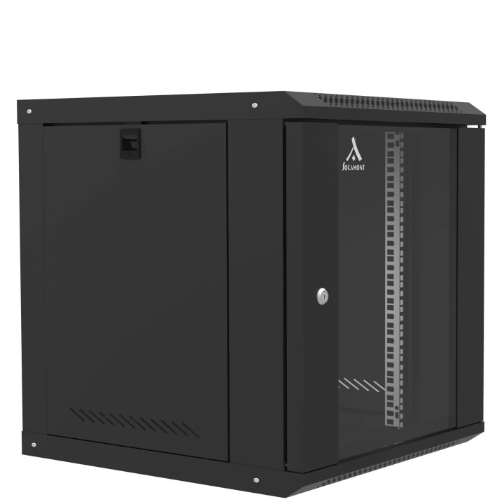 COFFRET MURAL MONTE PORTE VERRE 12U 600X600X600 LIGNE 60