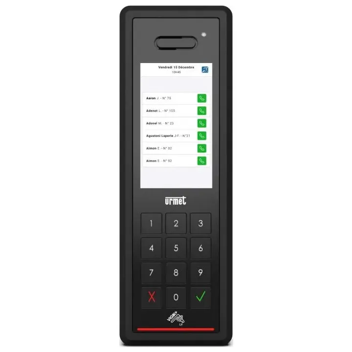 Platine Tactile Hizi Gsm 4G Avec Vigik+ Avec Abonnement 25 Logements Pour 15 Ans