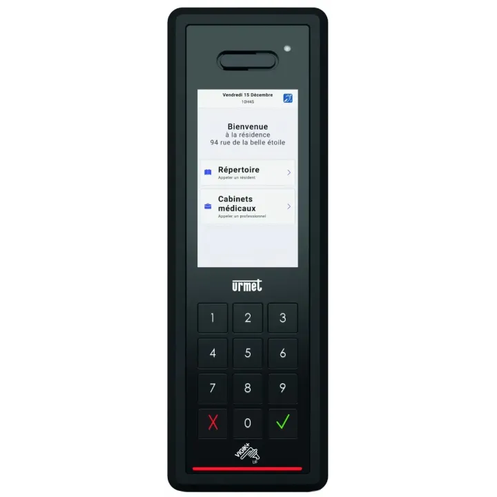 Platine Tactile Hizi Gsm 4G Avec Vigik+ Avec Abonnement 25 Logements Pour 15 Ans