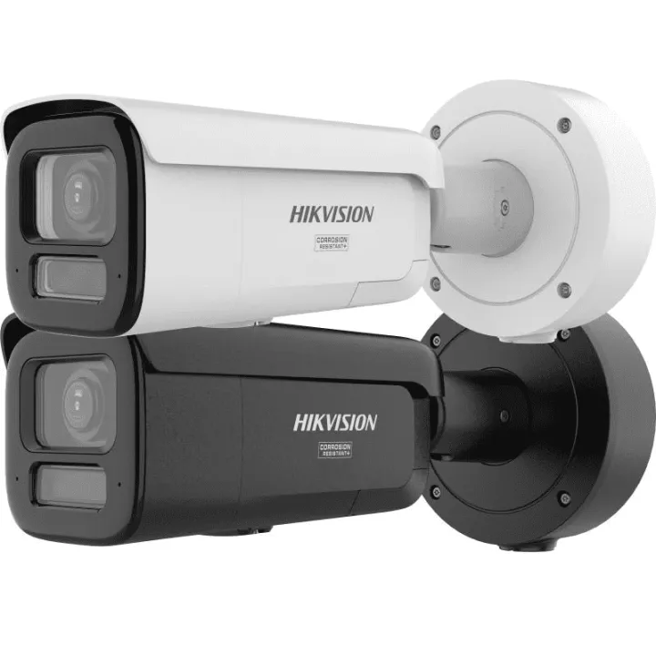 Ds-2Cd2647G3-Lizs2Uy/Sl(2.8-12Mm) Caméra Bullet Ip Varifocale 4Mp Colorvu Hybride, Anti-Corrosion, Ir 60M