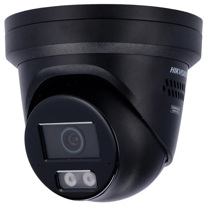 Ds-2Cd2347G3-Lis2Uy/Sl(2.8Mm) Turret Noir Ip Fixe 4Mp Colorvu Hybride, Anti-Corrosion, Ir 30M
