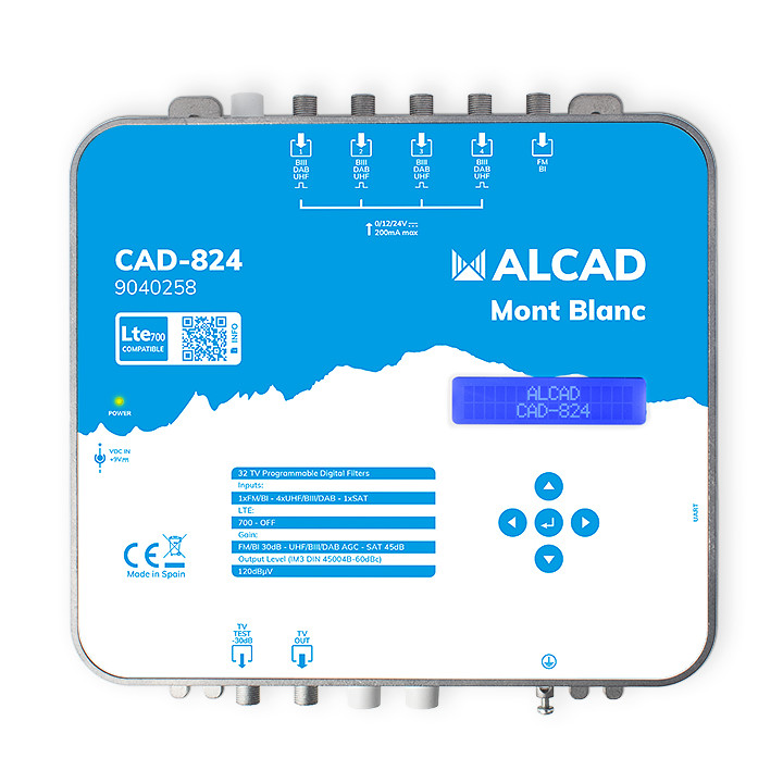 Station De Filtrage+Amplification Tnt Programmable Avec Téléalimentation