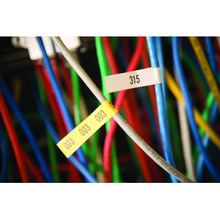 Ruban Laminé Noir/Blanc 12 Mm X 8 M