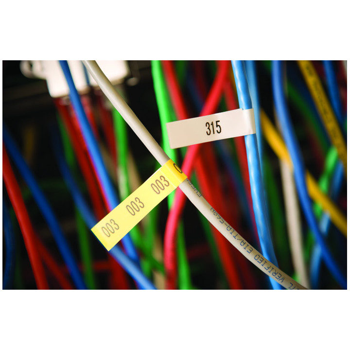 Ruban Laminé Noir/Blanc 12 Mm X 8 M