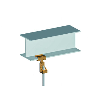 Attache Bord De Tôle Pour Tige Filetée M6 Mm, Capacité Plat De 8-14 Mm. 25 P