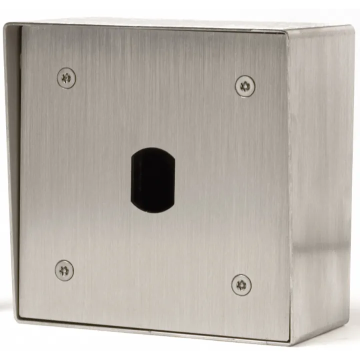 Boîtier Inox Saillie, Avec Perçage Au Diamètre 25 Mm Pour Lecteur Vigik+
