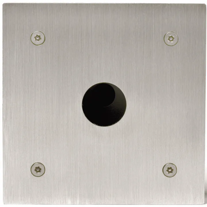 Boîtier Inox Encastré, Avec Perçage Au Diamètre 25 Mm Pour Lecteur Vigik+