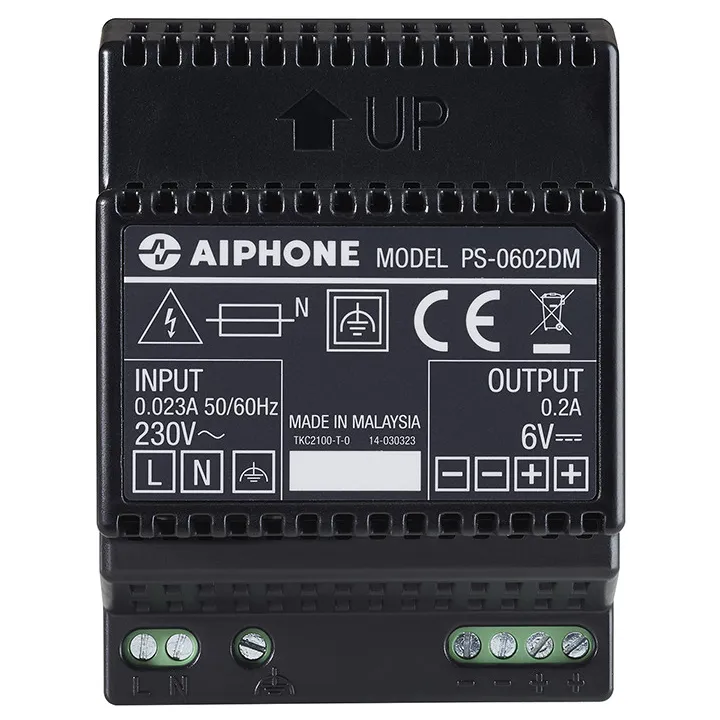 Alimentation Modulaire 230 Vac / 6 Vcc-0,2A, Fixation Rail Din 4 Mod. Pour Lem Ou Lef