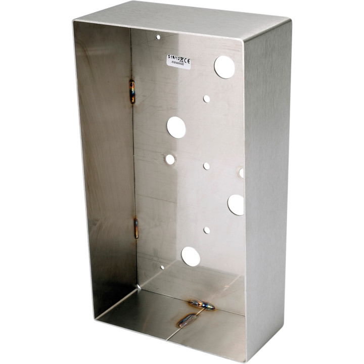 Cadre saillie avec visière, inox, pour clavier codé inox CIE3A ou CIE4A