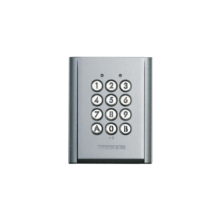 Clavier saillie, zamak, rétro éclairées 100 codes 2 relais 12/24 Vca-cc