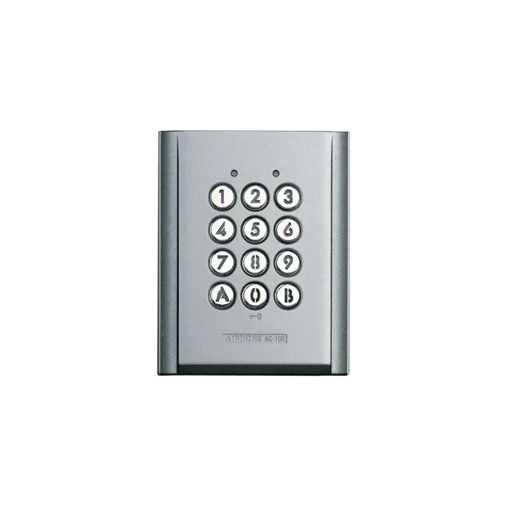 Clavier Saillie, Zamak, Rétro Éclairées 100 Codes 2 Relais 12/24 Vca-Cc