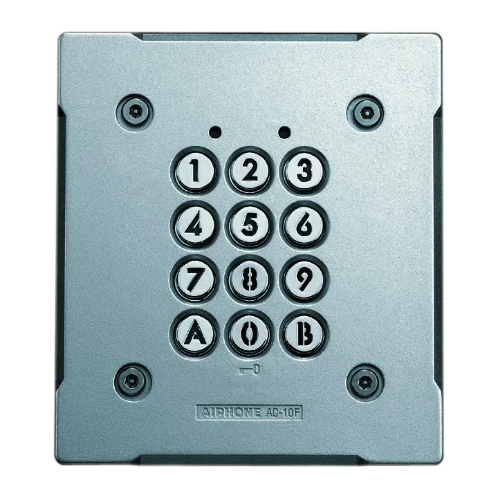Clavier Encastré Résistant Au Vandalisme, Éclairé 100 Codes 2 Relais 12/24 Vca Vcc