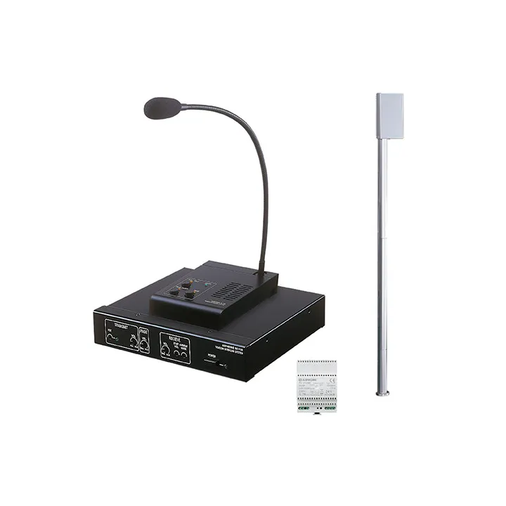 Kit Interphone De Guichet Complet Avec Micro Et Tube Acoustique Avec Hp