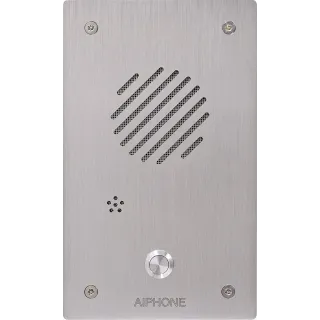 Platine Audio Ax Inox Résistante Au Vandalisme, 1 Bouton D'Appel, Pose Encastrée