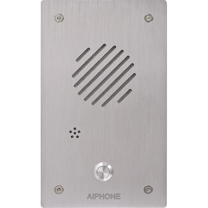 Platine Audio Ax Inox Résistante Au Vandalisme, 1 Bouton D'Appel, Pose Encastrée