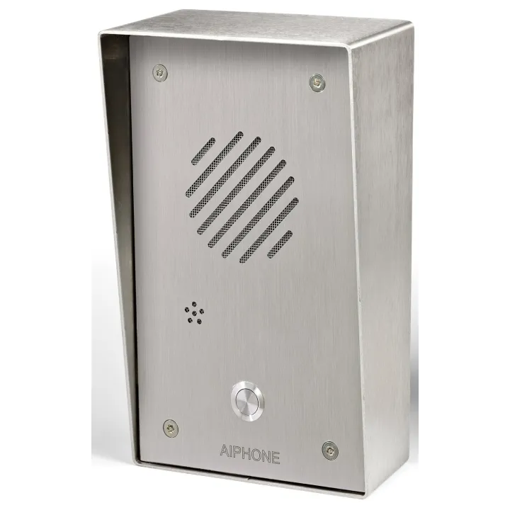 Poste Sec. Audio, Étanche, Inox, Saillie, 1 Bp Pour Poste Type Lef Ou Lem