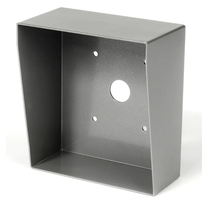 Cadre Saillie En Inox 2 Mm Avec Visière Pour Platine Audio Ixss2G, Ieja & Ledia