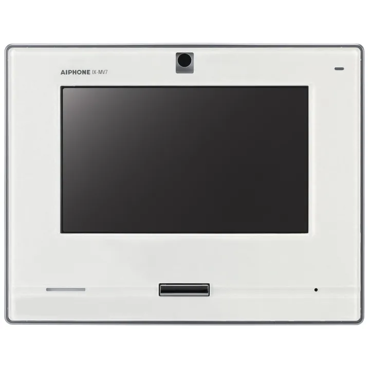 Poste Maître Vidéo Ip Blanc, Mains Libres, Compatible Sip, Écran Tactile 7''