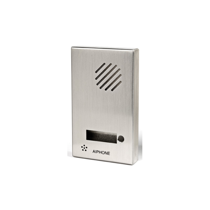 Façade inox 1 BP pour DBS1AP, DA1AS et platine DA1DS, pose en saillie