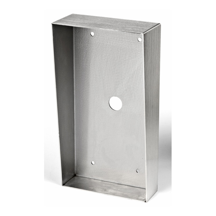 Cadre saillie inox avec visière anti pluie, pour le façades FDB1, FDB2 et FDB4