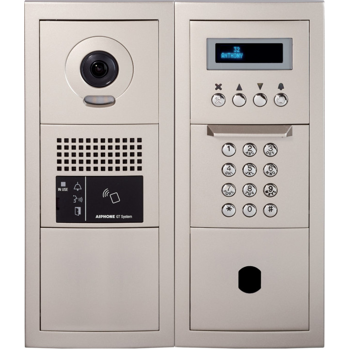 Platine vidéo modulaire à défilement, emplacement VIGIK+, sans boucle magnétique