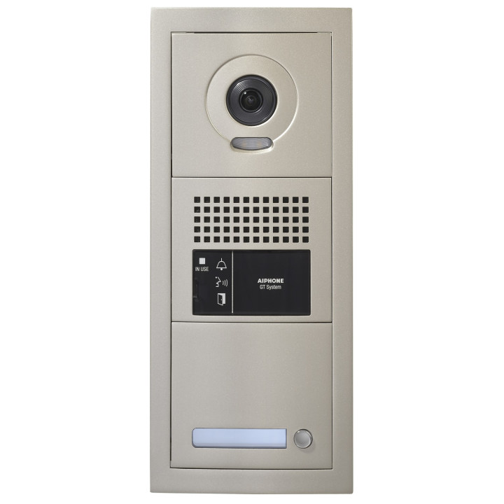 Platine Vidéo Modulaire 1 Bouton D'Appel, 2 Modules, San Boucle Magnétique