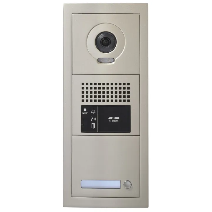 Platine Vidéo Modulaire 1 Bouton D'Appel, 2 Modules, San Boucle Magnétique