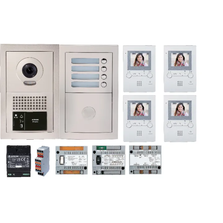 Pack Vidéo Programmé 4 Bp, Plat. Enc. Centrales, Distributeurs, Alim, 4 X Gt1M3L