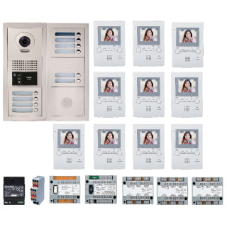 Pack vidéo programmé 10 lots, plat. enc. centrales,distributeurs alim, 10xGT1M3L