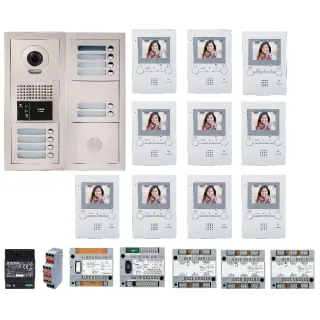 Pack Vidéo Programmé 10 Lots, Plat. Enc. Centrales,Distributeurs Alim, 10Xgt1M3L