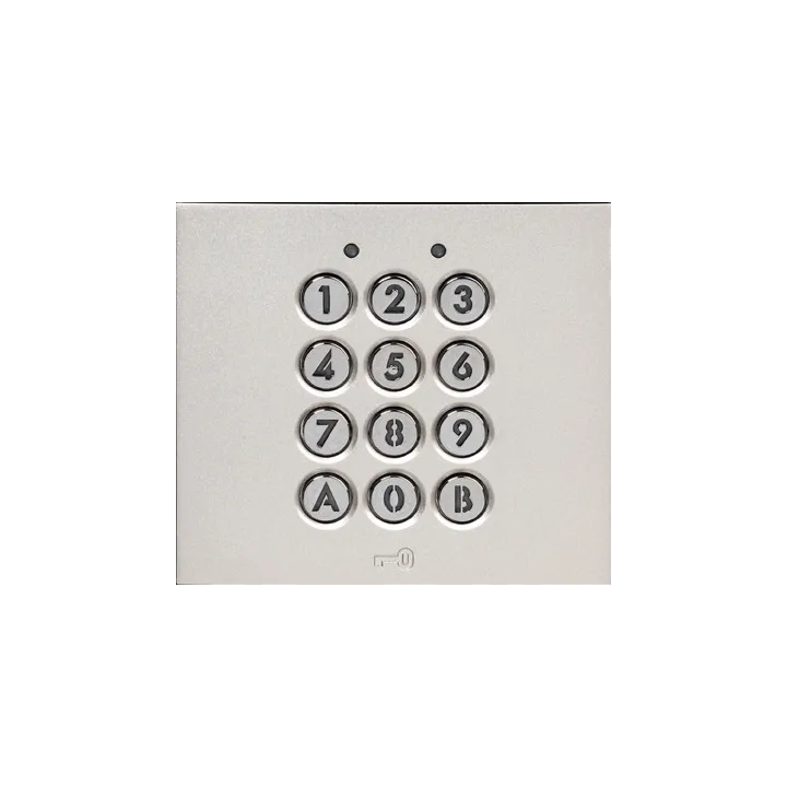 Module Clavier Codé 100 Codes, 2 Relais, Touches Éclairées, 12/24 Vac Ou Vcc