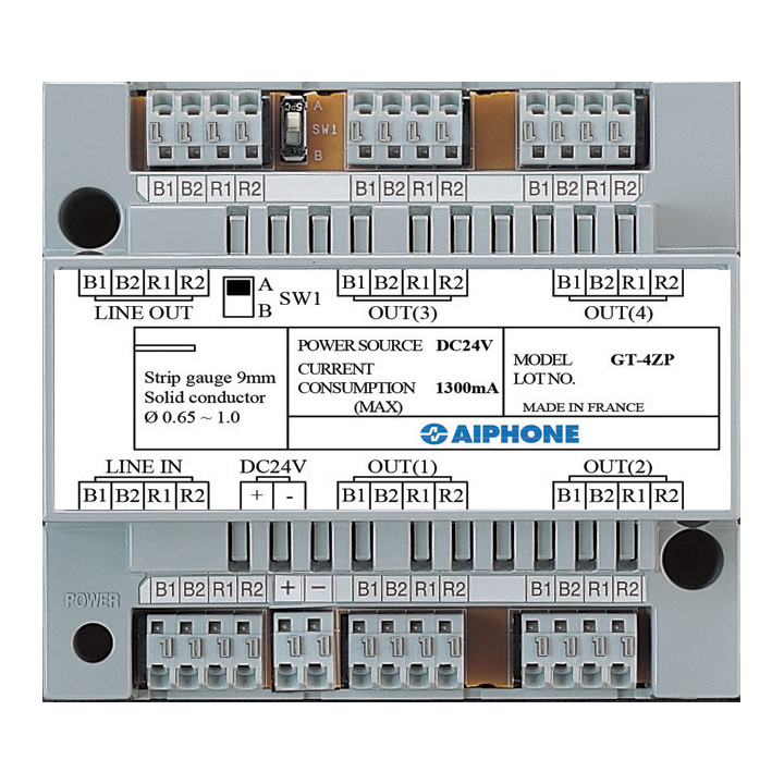 Distributeur d'étages vidéo 4 directions alim. par PS2420DM pour GT1C7WL