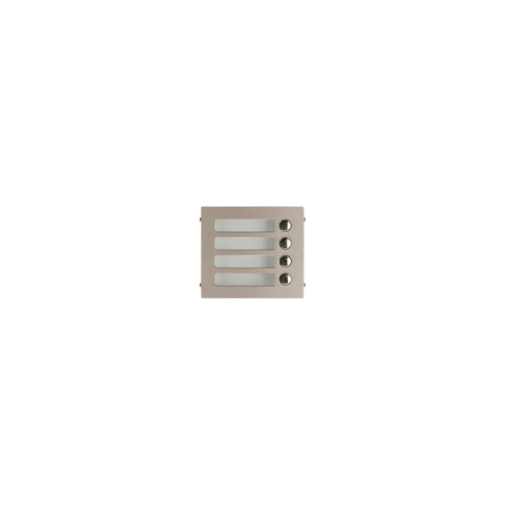 Façade 4 Boutons D'Appel, Pour Module 4 Boutons D'Appel Référence Gtsw