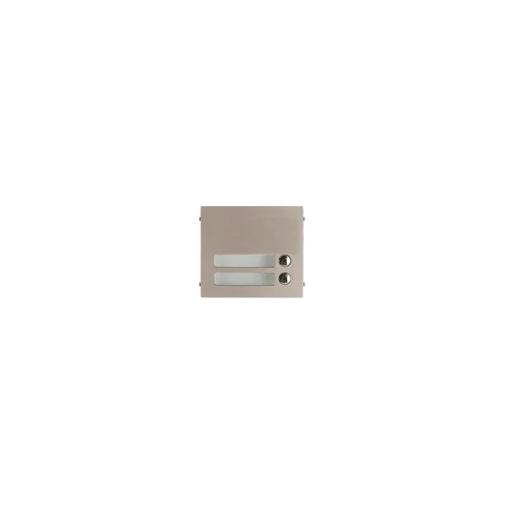 Façade En Zamak, 2 Boutons D'Appel, Pour Module 4 Boutons D'Appel Gtsw