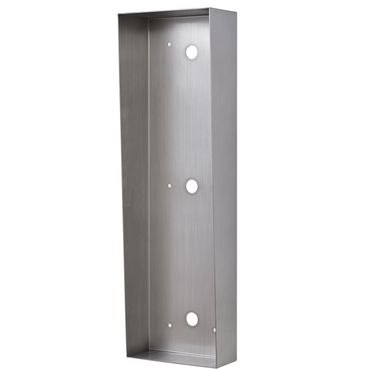 Cadre saillie inox avec visière anti-pluie gamme JP, pour JP2LKVBMA et JP4LKVBMA