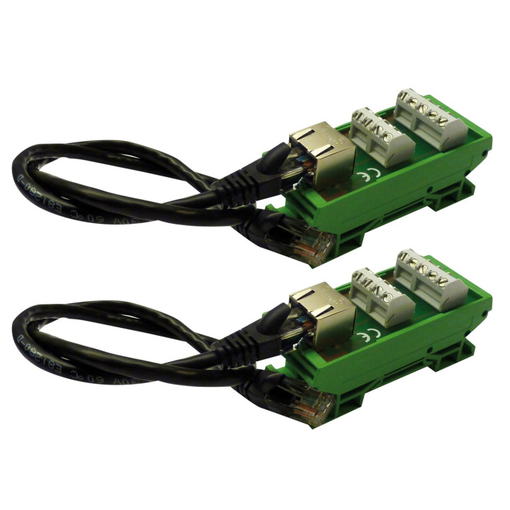 Connecteurs RJ45 / LYT1 pour maître / secondaire ou secondaire / secondaire JP