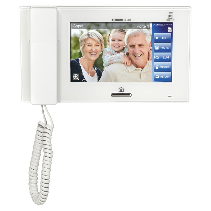 Moniteur sec. pour JP4MED, b. magnétique, conversation mains libres ou combiné