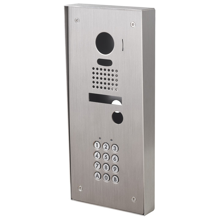 Façade inox, saillie, clavier 100 codes pour JPS4AEDF, JOS1FW, JPDVF, JODVF