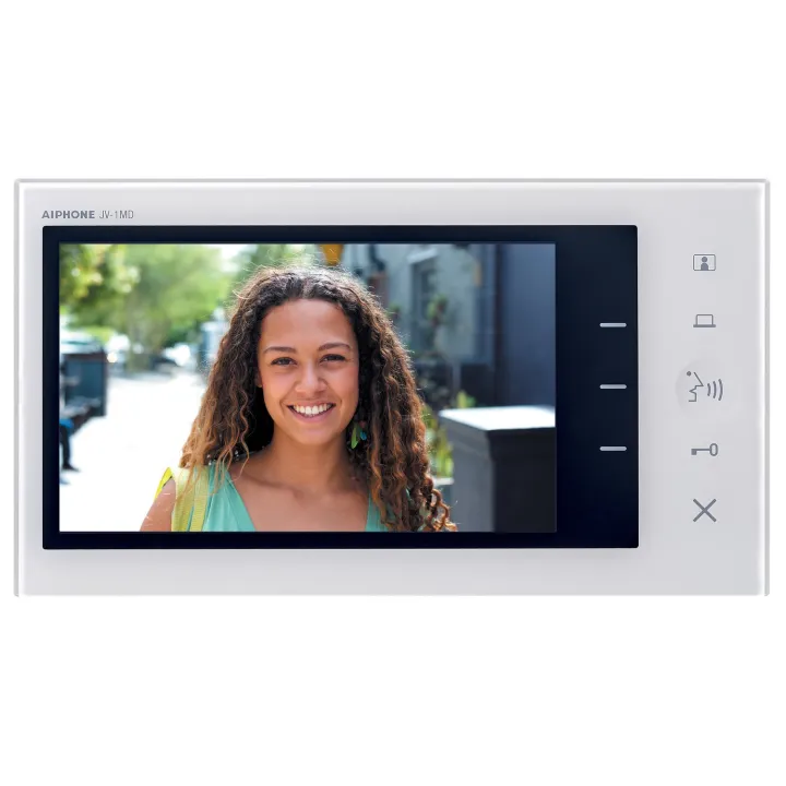 Moniteur Principal Écran 7 Pouces Touches Sensitives, Abs Blanc, 2 Fils Intégral