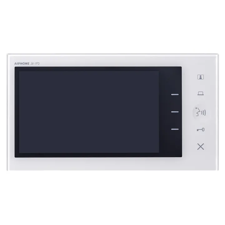 Moniteur secondaire écran 7'', touches sensitives, en ABS blanc,  pour gamme JV