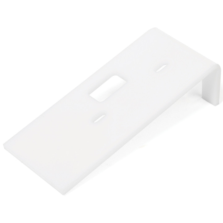 Support bureau blanc, 4 mm pour combinés audio villa, collectif ou tertiaire