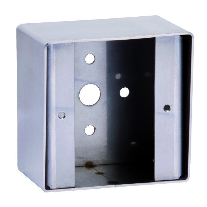 Cadre saillie inox avec visière anti-pluie pour BP de sortie BP60LA