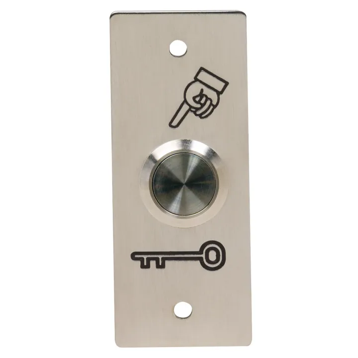 Bouton Poussoir De Sortie, En Inox, Encastrable Et À Double Sécurités No/Nf