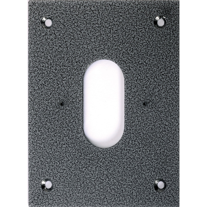 Façade pour intégration des référence BP60 et BP60LA dans le potelet PA1201