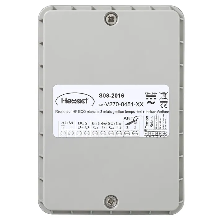 Récepteur Hf 868 Mhz Hexact Avec Antenne Intégrée, 1 Porte, Avec Hecomgsmv3