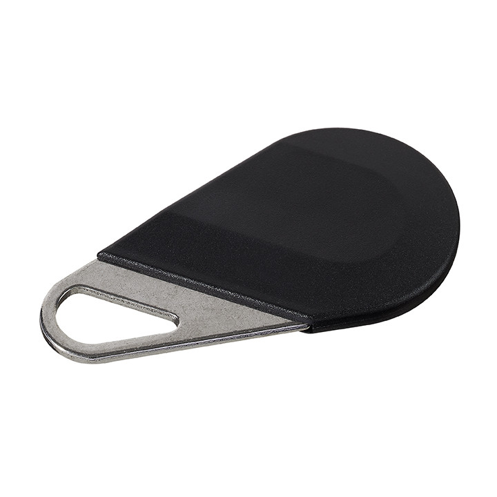 Badge résident couleur noire pour HEPLUSV3 et HEXACOMGSMV3, format porte-clé