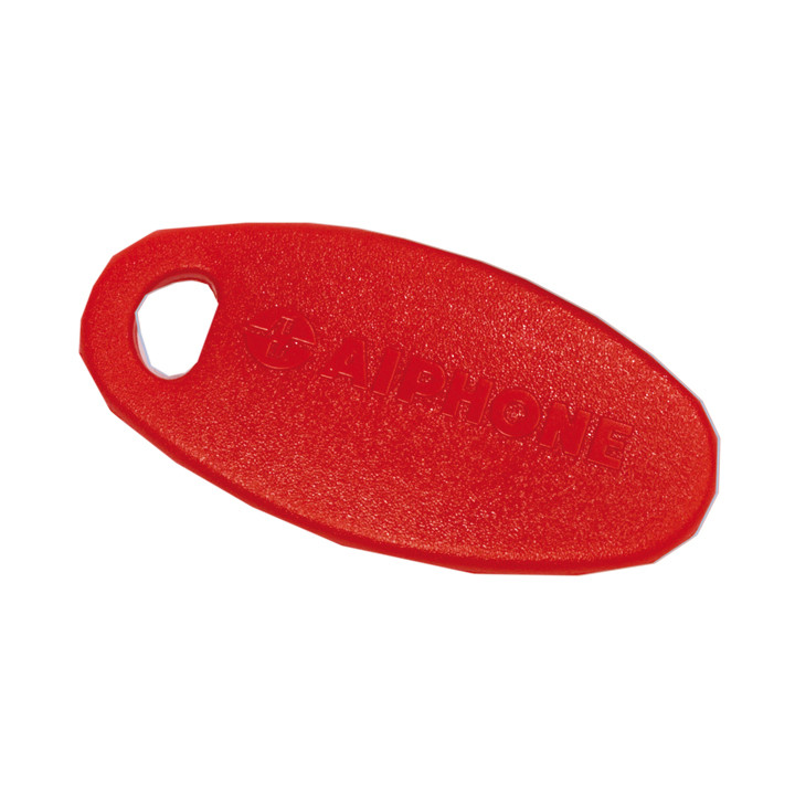 Badge résident rouge pour UGVB et UGVBT, ultra résistant, format type porte-clé