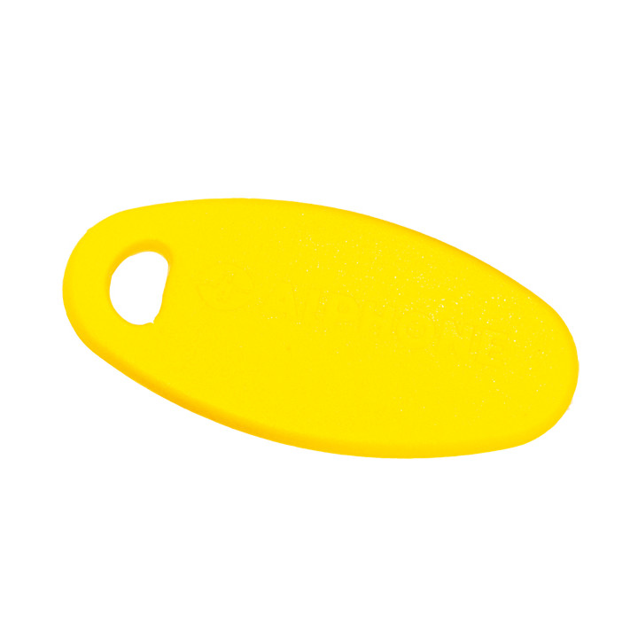Badge résident jaune pour UGVB et UGVBT, ultra résistant, format type porte-clé